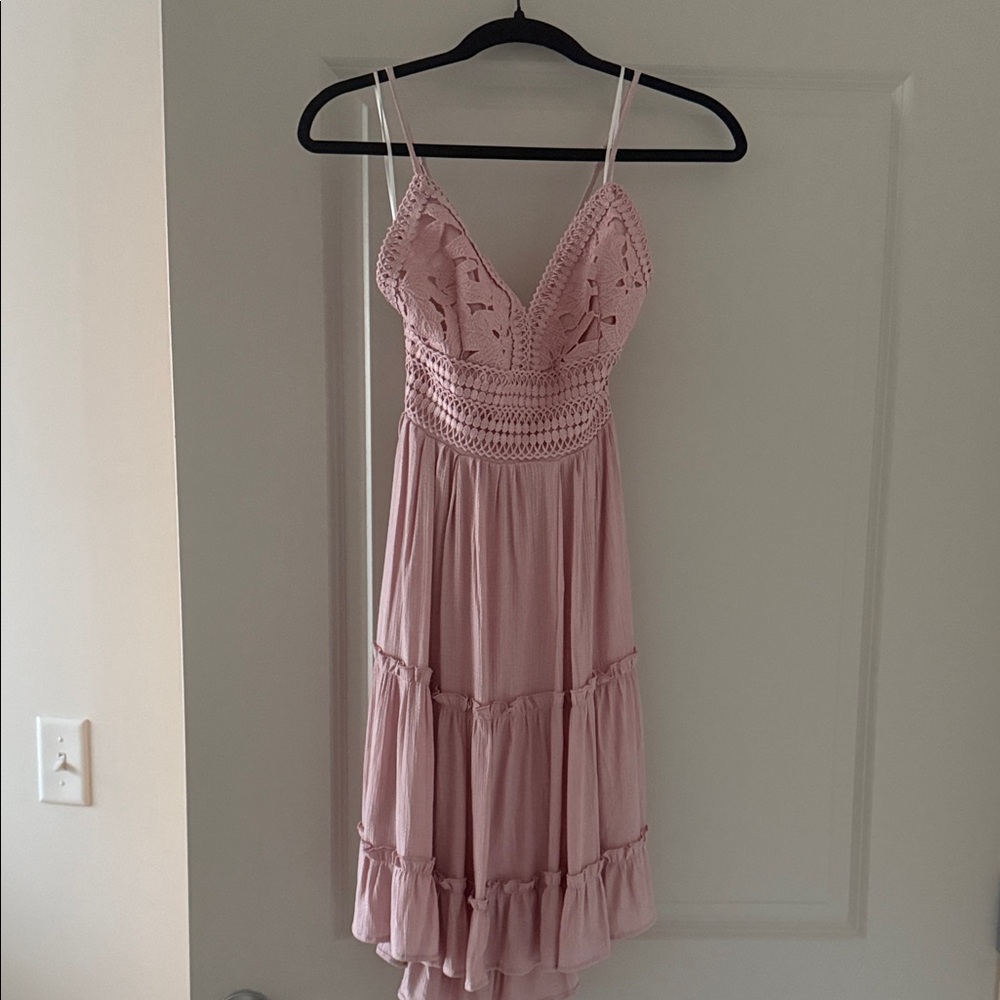 Love Tree Pink High Low Dress